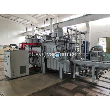 Rolos guia trilho de trilho de três câmaras forno de sinterização a vácuo